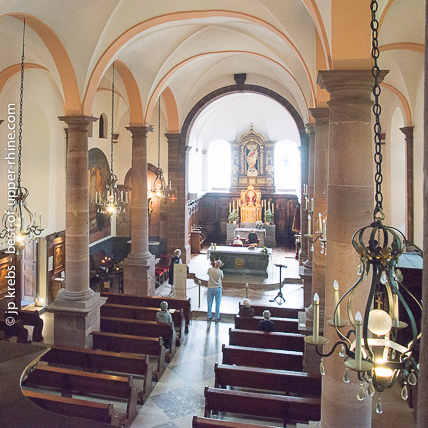 Wahlfahrtskirche auf dem Odilienberg - Elsass